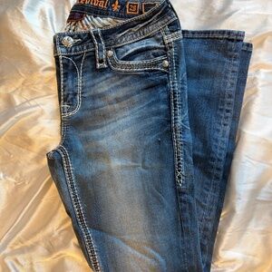 Rock Revival women's Easy Ankle Skinny Jean size 28